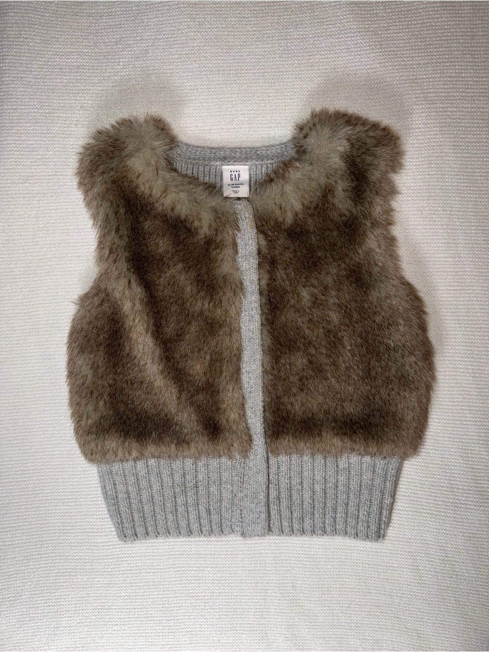 Kids fuzzy vest